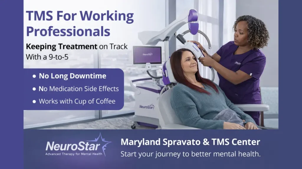 TMS for Working Professionals - Keeping Treatment on Track With a 9-to-5